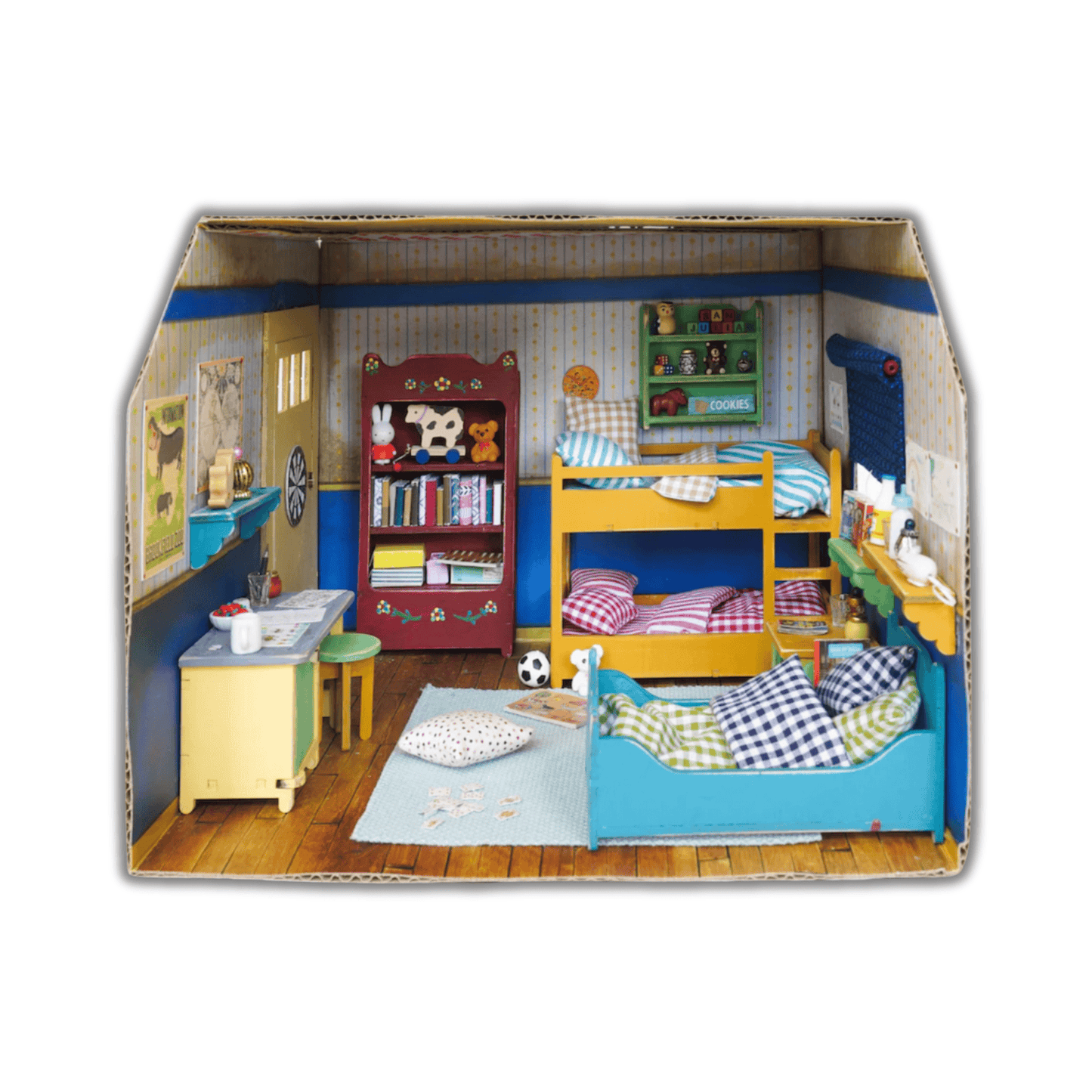 Conjunto de Móveis em Miniatura para Quarto Infantil | A Mansão dos Ratinhos