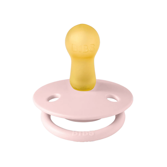 Chupeta bibs de borracha natural cor blush