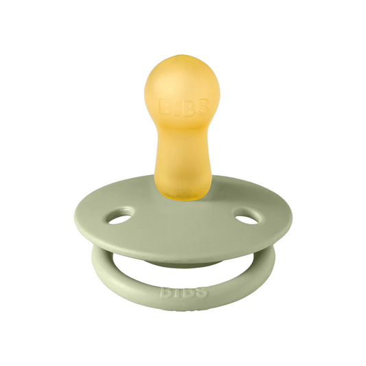 Chupeta bibs de borracha natural cor sage