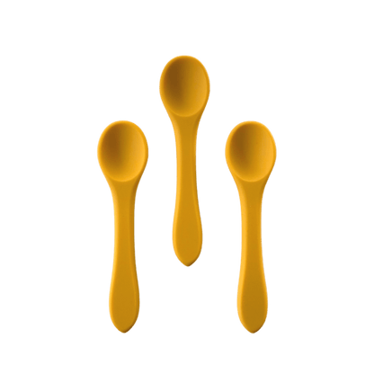Colherzinha de Silicone - Mostarda