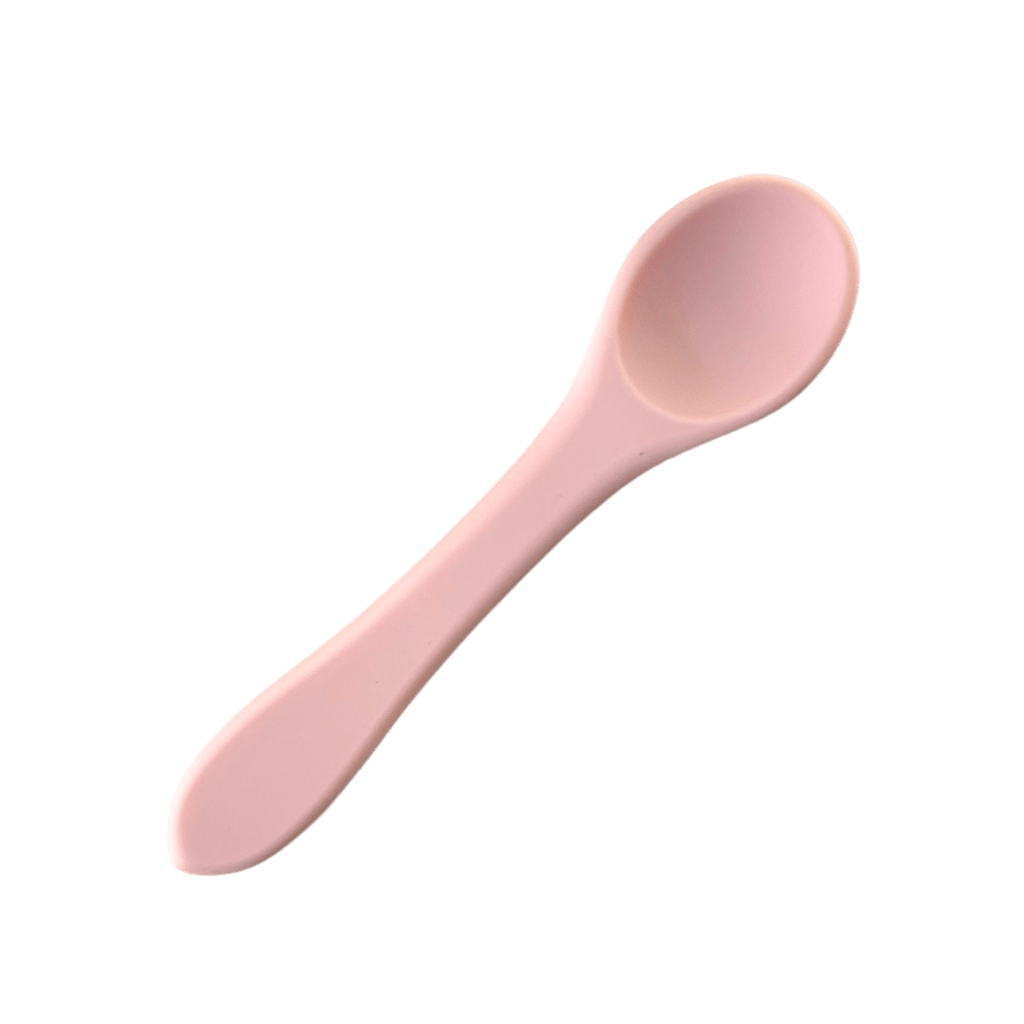 Colherzinha de Silicone - Rosa Bebê