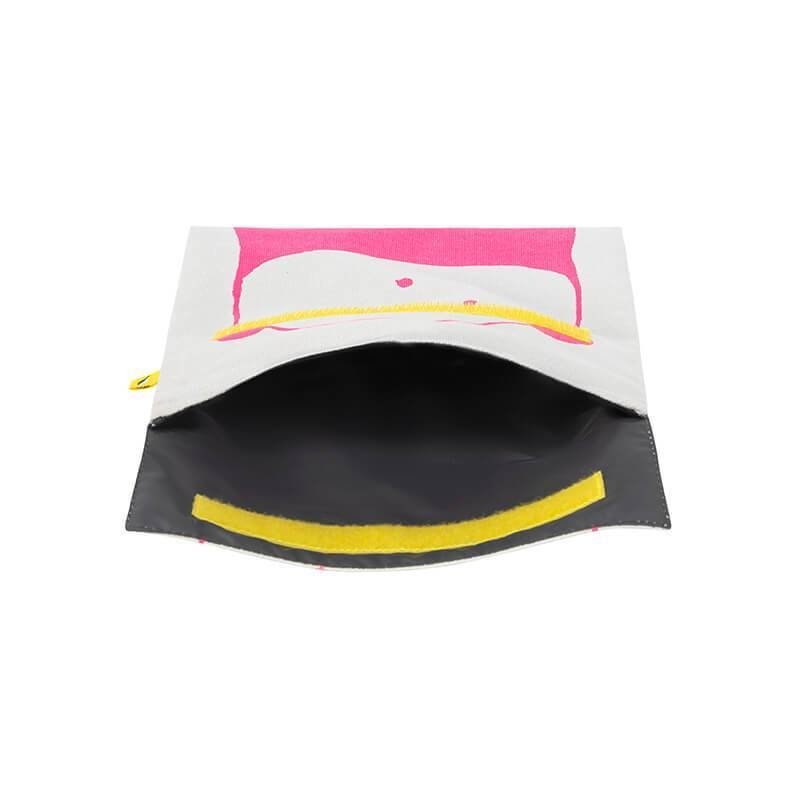 Saquinho de Lanche Flip - Panda Pink