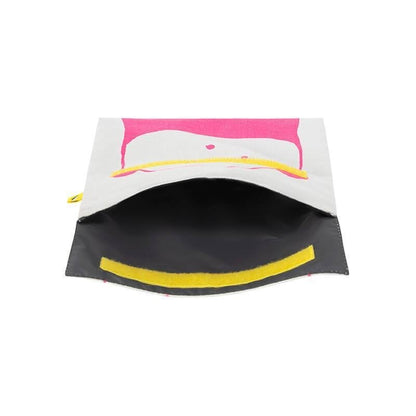 Saquinho de Lanche Flip - Panda Pink